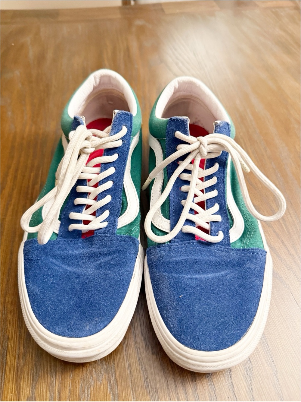 Vans Old Skool Multi-Color Colorblock Sneakers - Size US 8.0